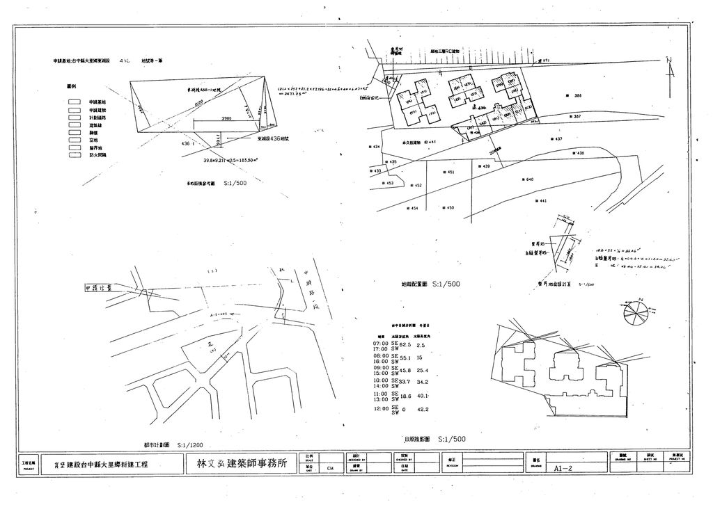 台中縣83年度獎勵投資興建國民住宅「中興國宅」社區變更設計案