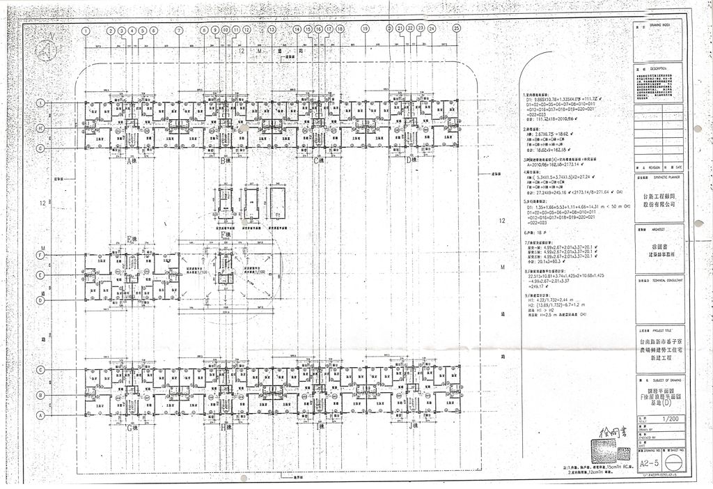 台南縣85年度獎勵投資興建國民住宅「新市鄉勞工住宅D區」社區案