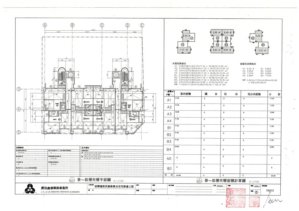 苗栗縣85年度獎勵投資興建國民住宅「民族巨星」社區變更設計案