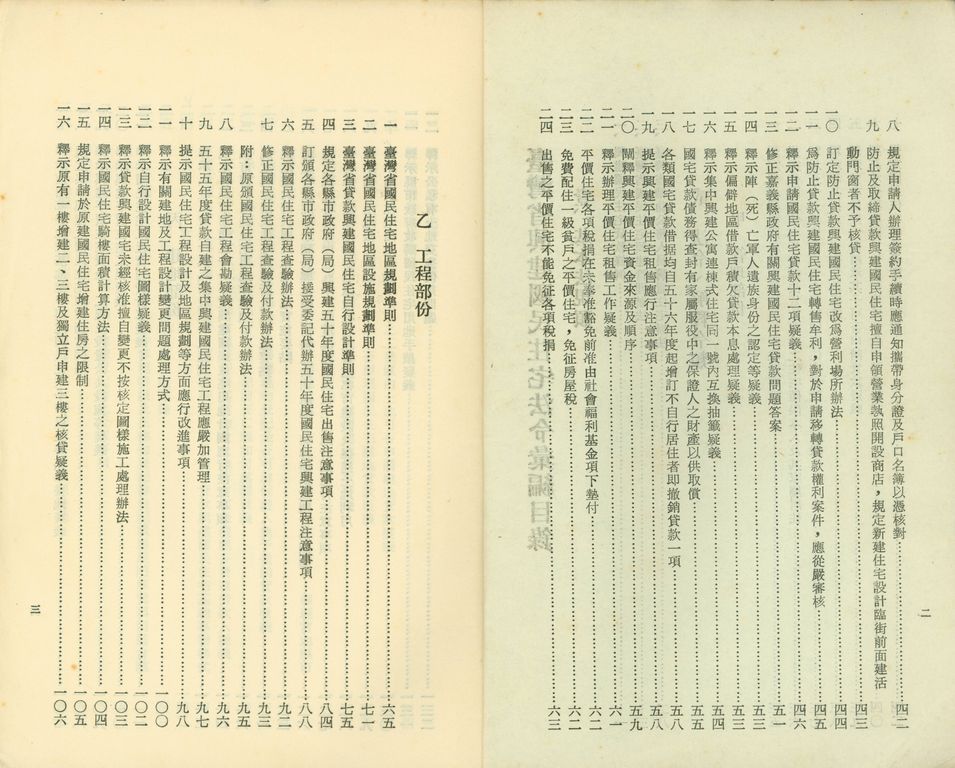 日期：中華民國59年6月　臺灣省興建國民住宅法令彙編