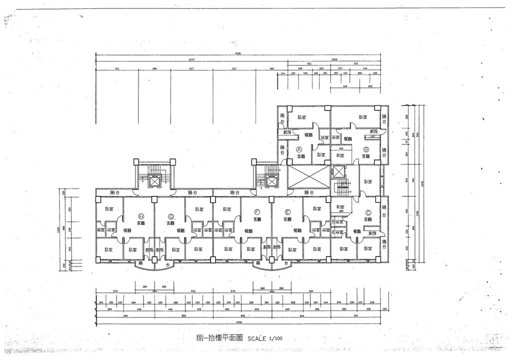 台中縣申辦83年度本省獎勵投資興建國宅甲桂林花園大廈社區66戶案