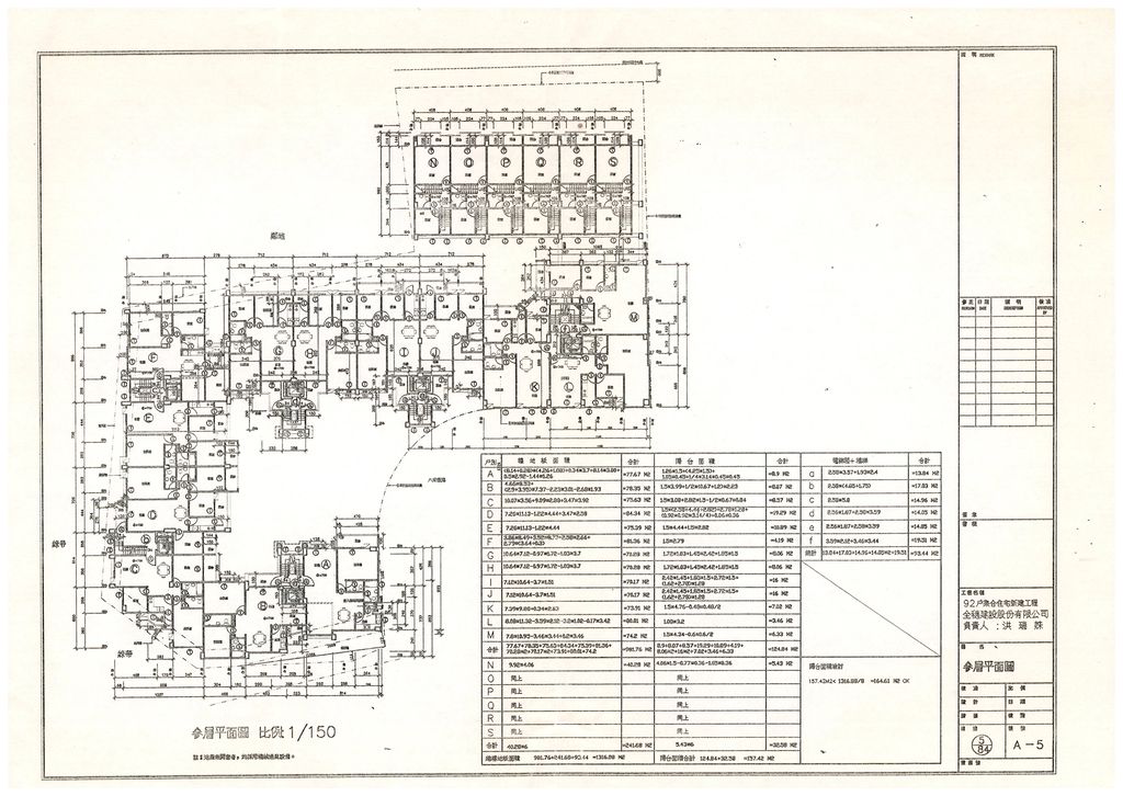 85年度本省獎勵投資興建國宅綠波庭花園大廈社區86戶案