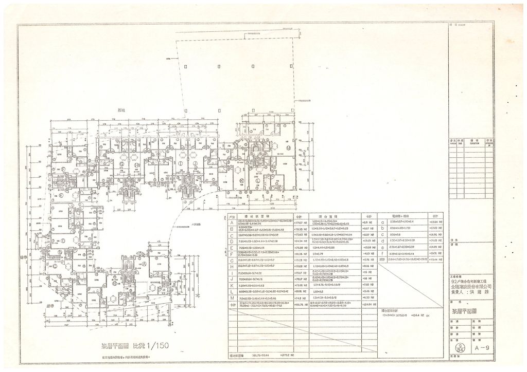 85年度本省獎勵投資興建國宅綠波庭花園大廈社區86戶案